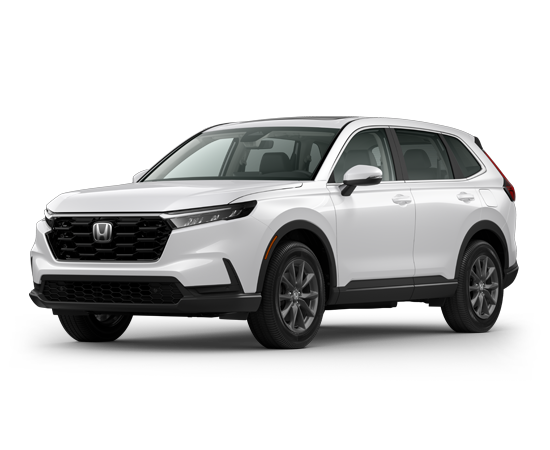2026 Honda CR-V 2WD EX-L in Platinum White Pearl — front three-quarter view